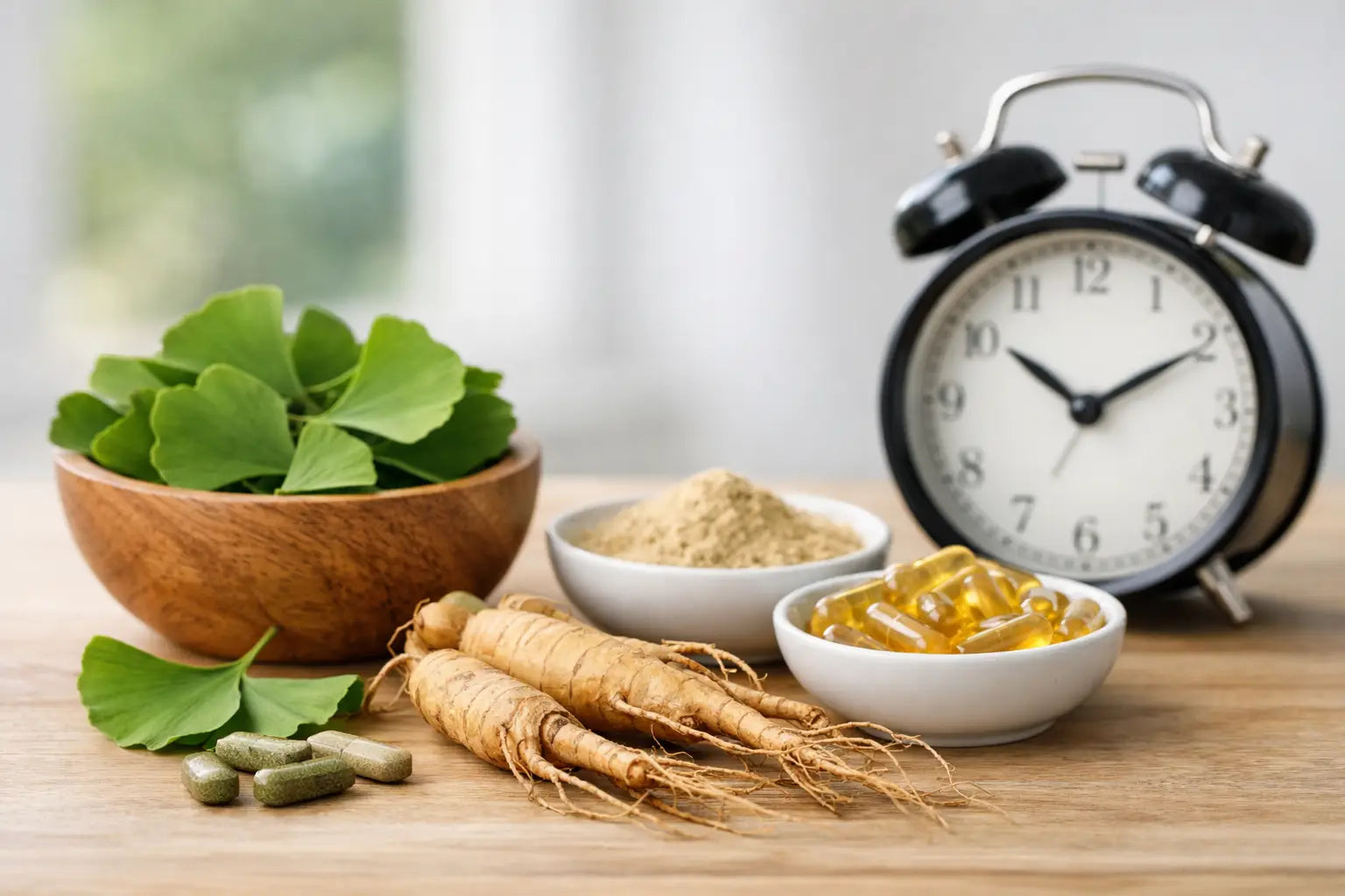 Best Time to Take Ginkgo and Ginseng