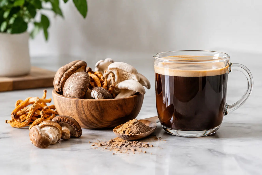 How to Stack Mushrooms and Coffee Every Morning