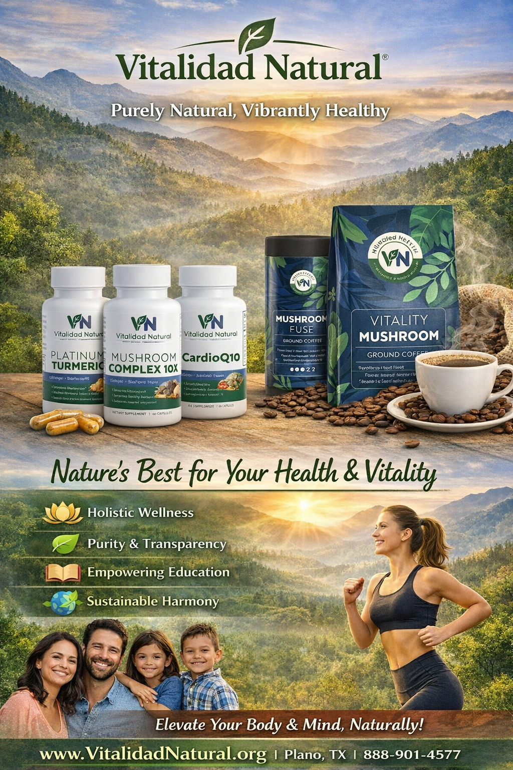 Vitalidad Natural: Purely Natural, Vibrantly Healthy